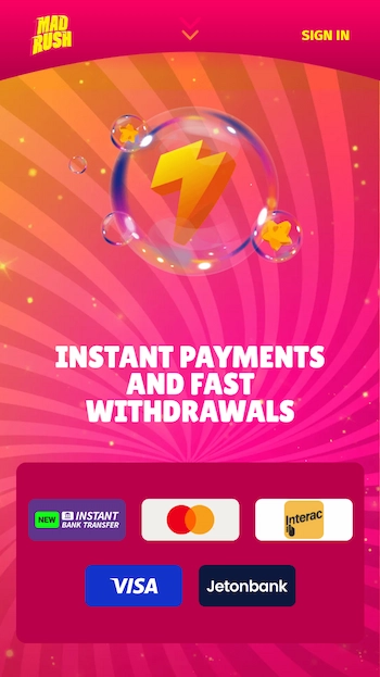 Omedelbara betalningar och snabba uttag